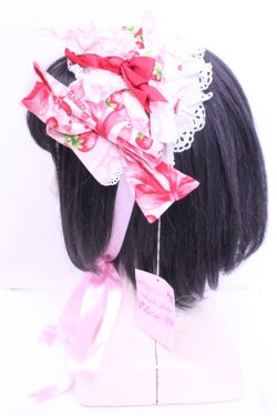 画像3: Angelic Pretty / スウィートリボンストロベリーキャノティエ  ピンク O-25-12-25-1012-AP-AC-IG-OS