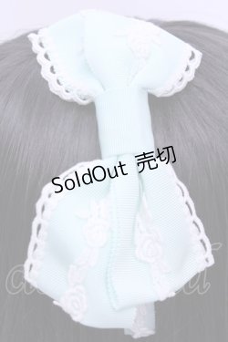 画像2: BABY,THE STARS SHINE BRIGHT / ローズレースグログランリボンカチューシャ  ミント O-25-12-25-1016-BA-AC-IG-OS