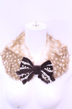 画像1: Innocent World / ロッタ付け衿  ブラウン O-25-12-25-1022-IW-ZA-IG-OS