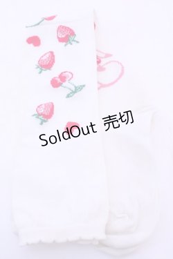 画像1: Angelic Pretty / Cherry Berry Bunnyオーバーニー  シロ O-25-12-25-1030-AP-ZA-IG-OS