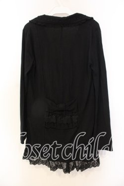 画像2: axes femme / 裾レース使いカットジャケット M クロ O-25-12-25-011-AX-JA-IG-OS