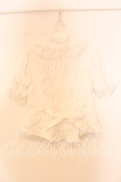 画像3: metamorphose / 半袖ブラウス  シロ O-25-12-25-071-ME-BL-IG-OS