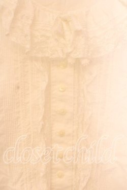 画像2: PINK HOUSE / タックレースブラウス【お直しあり】  シロ O-25-12-25-073-LO-BL-IG-OS