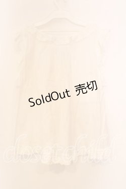 画像3: WONDERFUL WORLD / ピコフリルタックノースリーブプルオーバー【お直しあり】  シロ O-25-12-25-074-LO-TO-IG-OS