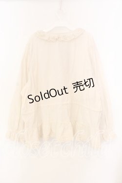 画像3: PINK HOUSE / ピコフリルタックブラウス【お直しあり】  アイボリー O-25-12-25-076-LO-BL-IG-OS