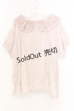 画像3: WONDERFUL WORLD / ピコフリルタックプルブラウス【お直しあり】  ピンク O-25-12-25-077-LO-BL-IG-OS