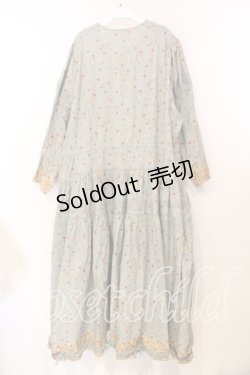 画像3: KANEKO ISAO / 小花柄タックワンピース【お直しあり】  ミント O-25-12-25-085-EL-OP-IG-OS