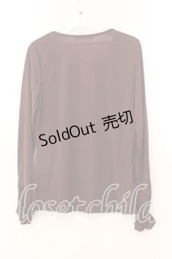 画像2: axes femme / パール使いインナープルオーバー M ブラウン O-25-12-25-019-AX-TO-IG-ZT230