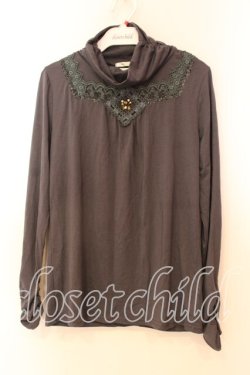 画像1: axes femme / 胸元ビジュータートル M グレー O-25-12-25-020-AX-TO-IG-OS