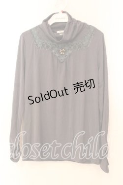 画像1: axes femme / 胸元ビジュータートル M グレー O-25-12-25-020-AX-TO-IG-ZT115