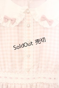 画像2: meiify memory / LOVE for Ginghamろりーたワンピース M ピンク O-25-12-25-022-0-OP-IG-OS