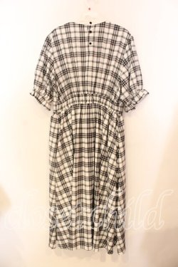 画像2: m petit by misako / チェックキリカエワンピース LL シロ×クロ O-25-12-25-023-LO-OP-IG-OS