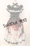 Triple fortune / ブラッディローズワンピース  ブラック O-25-12-25-024-EL-OP-IG-OS