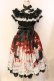 画像1: Triple fortune / ブラッディローズワンピース  ブラック O-25-12-25-024-EL-OP-IG-OS (1)