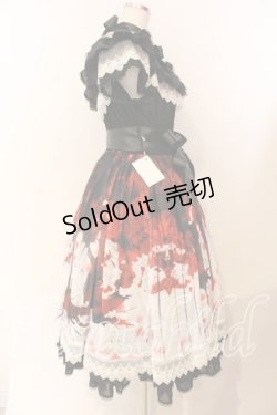 画像4: Triple fortune / ブラッディローズワンピース  ブラック O-25-12-25-024-EL-OP-IG-OS