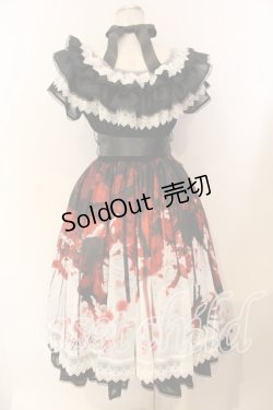 画像5: Triple fortune / ブラッディローズワンピース  ブラック O-25-12-25-024-EL-OP-IG-OS
