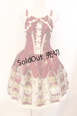 画像1: ALICE and the PIRATES / Masquerade Theaterジャンパースカート  えんじ O-25-12-25-027-PA-OP-IG-OS