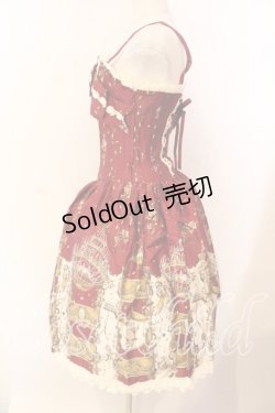 画像4: ALICE and the PIRATES / Masquerade Theaterジャンパースカート  えんじ O-25-12-25-027-PA-OP-IG-OS