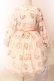 画像1: Cute.Q / ローズスタンプワンピース  ピンク O-25-12-25-029-EL-OP-IG-OS (1)