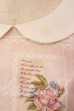 画像2: Cute.Q / ローズスタンプワンピース  ピンク O-25-12-25-029-EL-OP-IG-OS