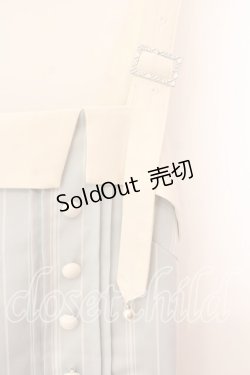 画像2: axes femme / 蝶刺繍ストライプワンピース  サックス O-25-12-25-033-AX-OP-IG-OS