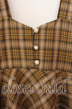 画像2: F i.n.t / バックリボンサスペンダースカート  ブラウン系 O-25-12-25-034-CA-SK-IG-OS