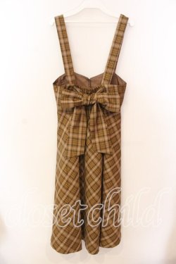 画像3: F i.n.t / バックリボンサスペンダースカート  ブラウン系 O-25-12-25-034-CA-SK-IG-OS