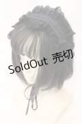 melonDOLL / ヘッドドレス  クロ O-25-12-26-001-LO-AC-IG-OS