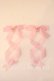 画像1: LOTUS ribbon / ツインテールリボンバレッタ  ピンク シースルー O-25-12-26-050-EL-ZA-IG-OS (1)