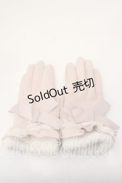 画像1: LIZ LISA / ファー手袋  ピンク×オフ O-25-12-26-004-LO-SK-IG-OS