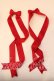 画像1: LOTUS ribbon / ツインテールリボンバレッタ  アカ O-25-12-26-058-EL-ZA-IG-OS (1)