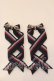 画像2: LOTUS ribbon / ツインテールリボンバレッタ  ネイビー×ストライプ O-25-12-26-062-EL-ZA-IG-OS (2)