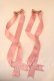 画像2: LOTUS ribbon / ツインテールリボンバレッタ  ピンク O-25-12-26-064-EL-ZA-IG-OS (2)