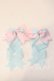画像1: LOTUS ribbon / ツインテールリボンバレッタ  ピンク×サックス O-25-12-26-074-EL-ZA-IG-OS (1)