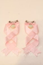 画像2: LOTUS ribbon / ツインテールリボンバレッタ  ピンク×シェルモチーフ O-25-12-26-075-EL-ZA-IG-ZT432-F003 (2)