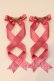 画像2: LOTUS ribbon / ツインテールリボンバレッタ  濃ピンクロゴ O-25-12-26-077-EL-ZA-IG-OS (2)