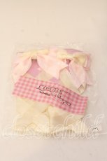 画像1: LOTUS ribbon / ツインテールリボンバレッタ  ピンク×イエロー O-25-12-26-083-EL-ZA-IG-ZT432-F004 (1)