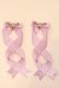 画像2: LOTUS ribbon / ツインテールリボンバレッタ  ラベンダー×スターチャーム O-25-12-26-084-EL-ZA-IG-OS (2)