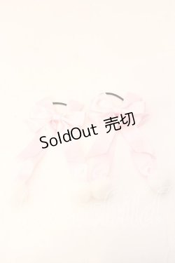 画像1: melonDOLL / うさぎのしっぽりぼん  ピンク O-25-12-26-008-LO-AC-IG-OS