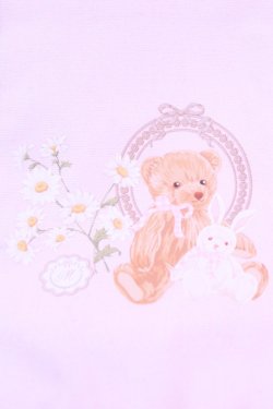 画像2: m petit by misako / ラビットベアプリントトートバッグ  ピンク O-25-12-26-1045-LO-BG-OW-OS