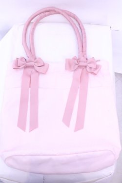 画像3: m petit by misako / ラビットベアプリントトートバッグ  ピンク O-25-12-26-1045-LO-BG-OW-OS