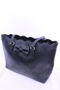 画像1: m petit by misako / サンリキャラクターズコラボトートバッグ  クロ O-25-12-26-1047-LO-BG-OW-OS