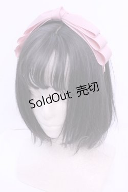 画像1: m petit by misako / NINA'sコラボ AM*NIリボンカチューシャ  ピンク O-25-12-26-1008-LO-AC-OW-ZT422-F006