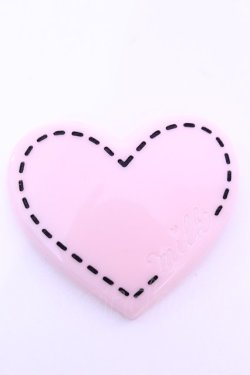 画像1: MILK / アクリルハートバレッタ  ピンク O-25-12-26-1071-ML-AC-OW-OS