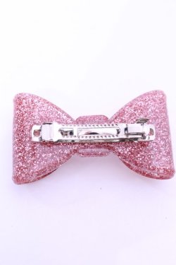 画像2: Emily Temple cute / ドットリボンバレッタ  ラメピンク O-25-12-26-1074-ET-TO-OW-OS