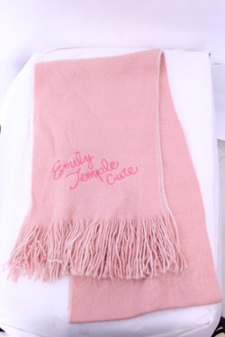 画像1: Emily Temple cute / マフラー  ピンク O-25-12-26-1077-ET-ZA-OW-OS