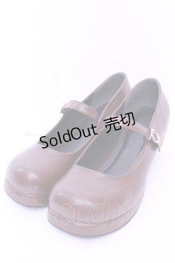 画像1: Dear My Love / いちごヒールロリータパンプス 23.5ｃｍ ブラウン O-25-12-26-1080-EL-SH-OW-OS