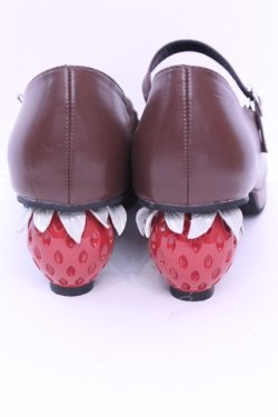画像3: Dear My Love / いちごヒールロリータパンプス 23.5ｃｍ ブラウン O-25-12-26-1080-EL-SH-OW-OS