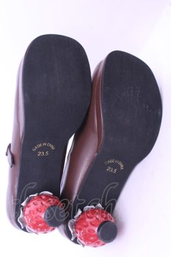 画像4: Dear My Love / いちごヒールロリータパンプス 23.5ｃｍ ブラウン O-25-12-26-1080-EL-SH-OW-OS