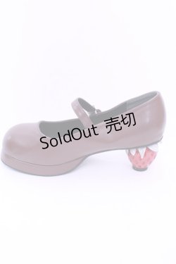 画像8: Dear My Love / いちごヒールロリータパンプス 23.5ｃｍ ブラウン O-25-12-26-1080-EL-SH-OW-OS